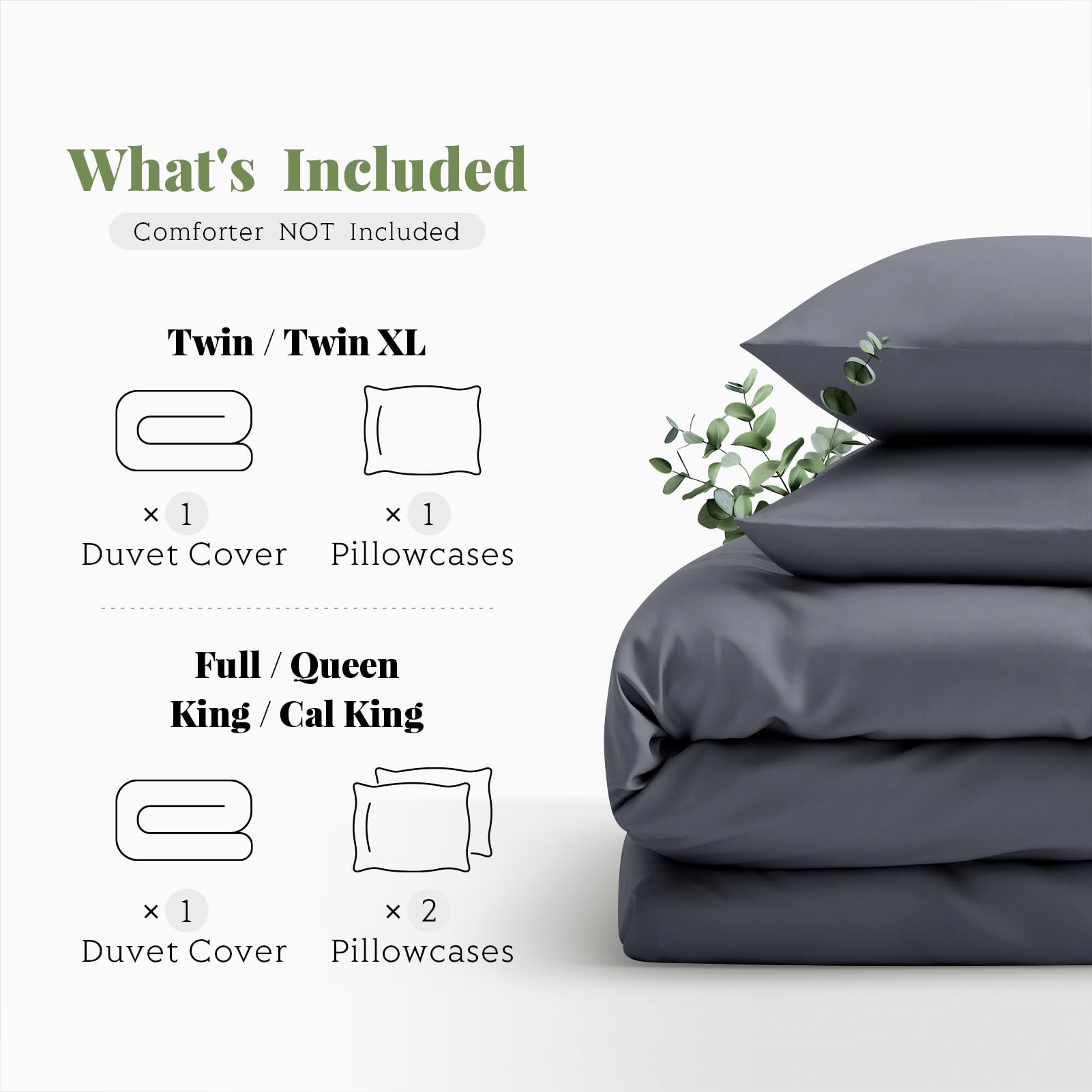 Bamboo Viscose Duvet Cover Set