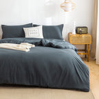 Washed Microfiber Comforter Set