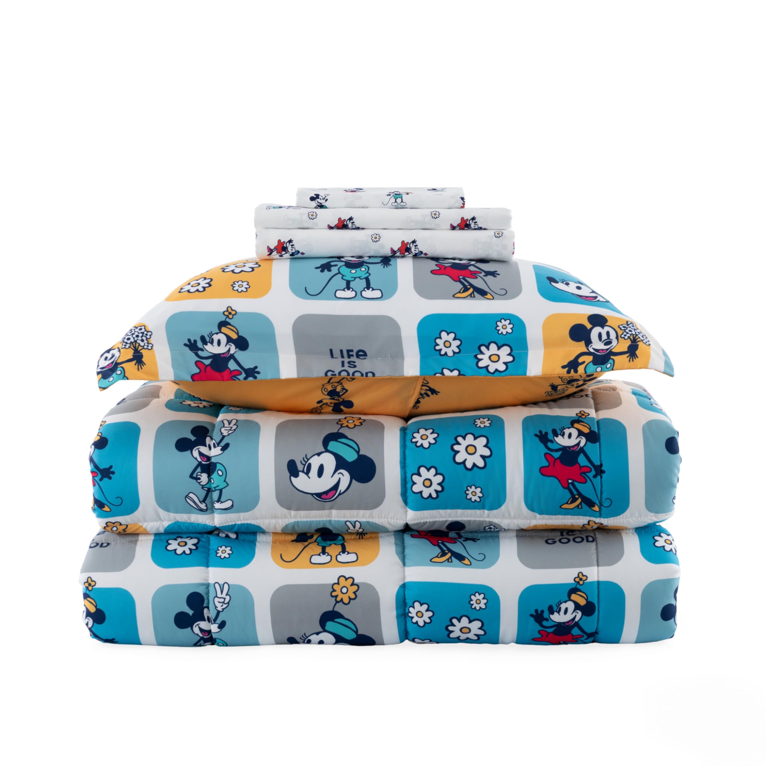 Reversible Microfiber Comforter Set