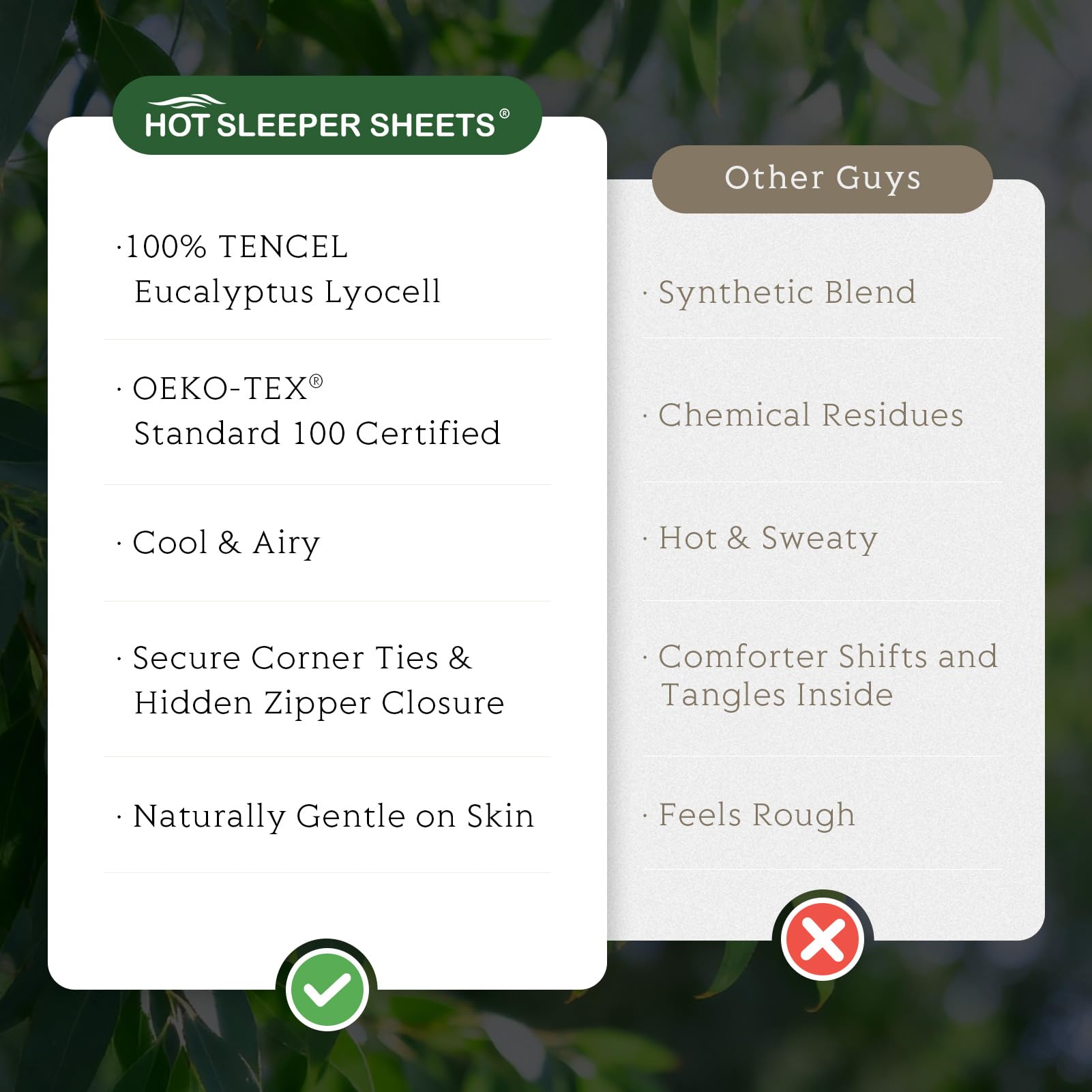 Bamboo Viscose Duvet Cover Set