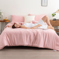 Washed Microfiber Comforter Set