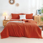 Washed Microfiber Comforter Set