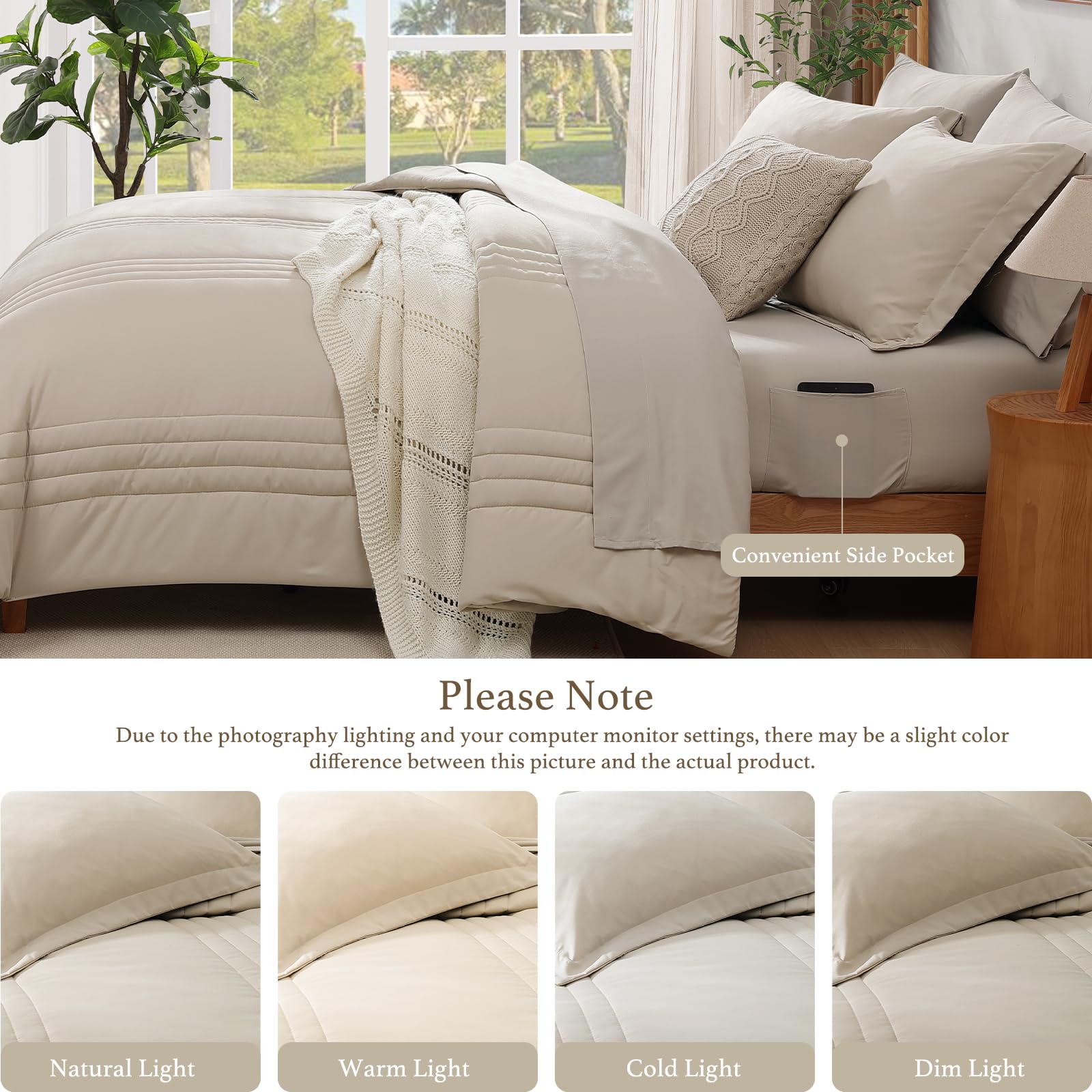 7 Piece Comforter Set with Sheets