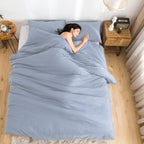 Washed Microfiber Comforter Set