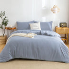 Washed Microfiber Comforter Set