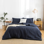Washed Microfiber Comforter Set