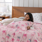 Reversible Microfiber Comforter Set