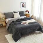 Washed Microfiber Comforter Set