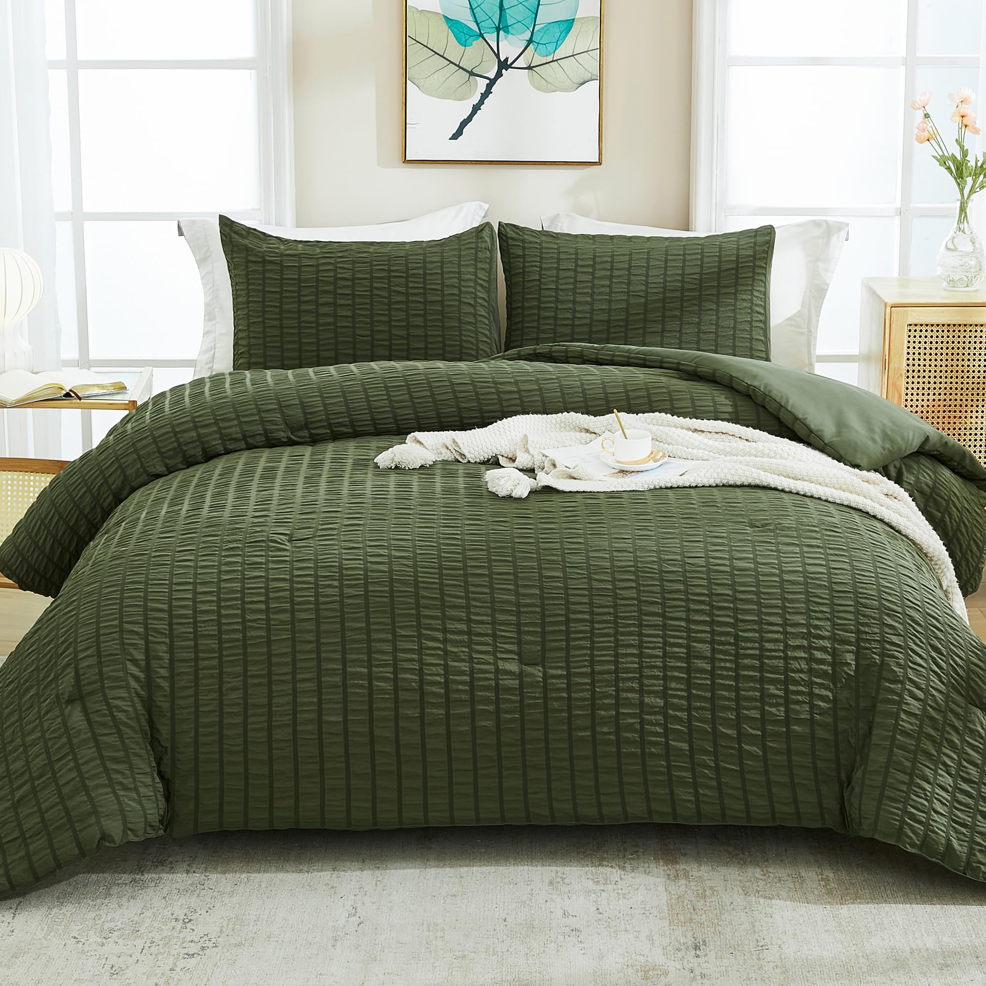 Seersucker Comforter Set