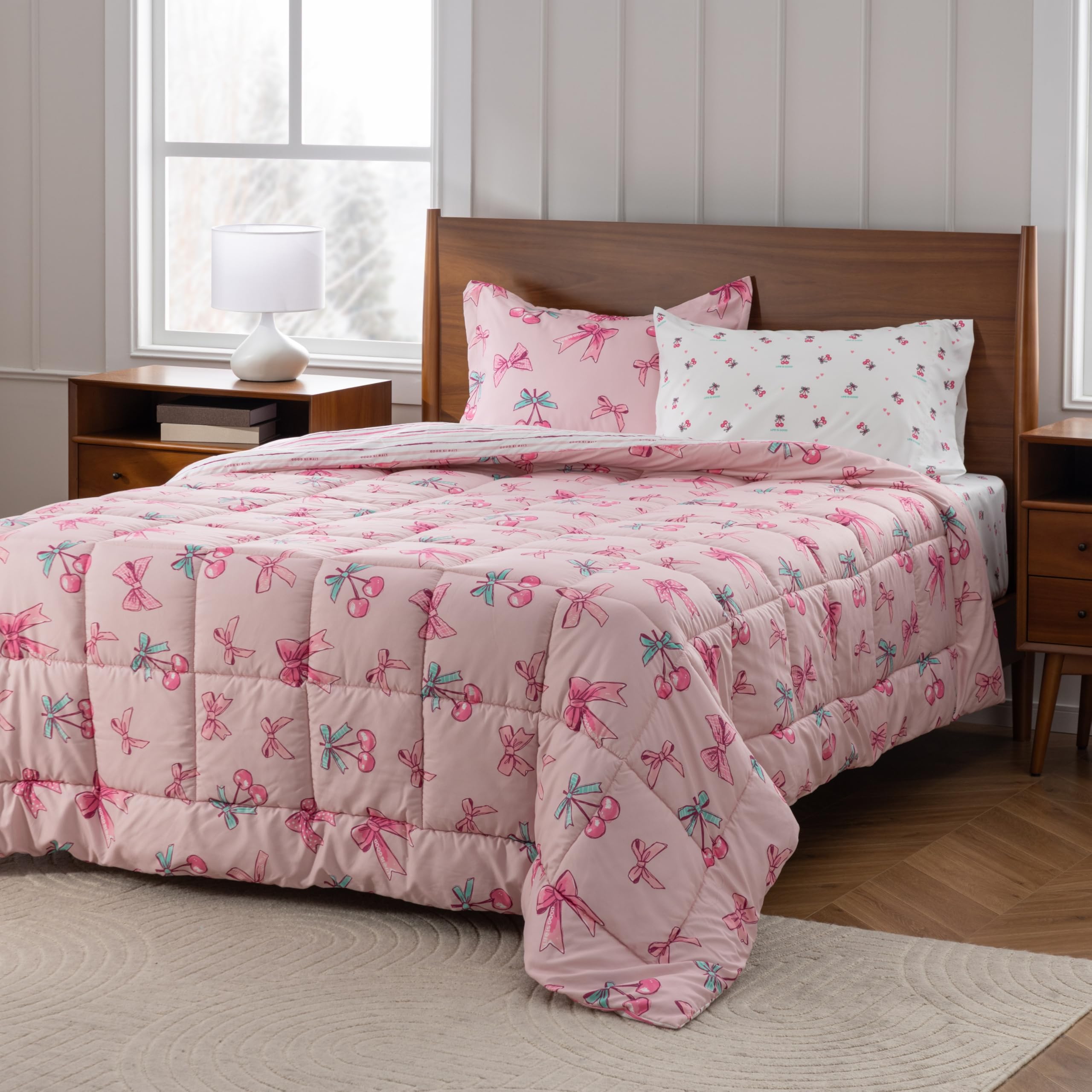 Reversible Microfiber Comforter Set