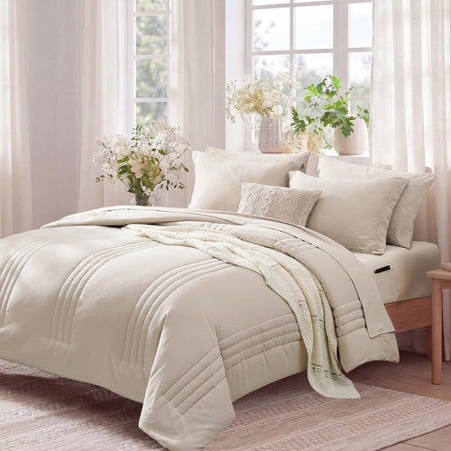 7 Piece Comforter Set with Sheets