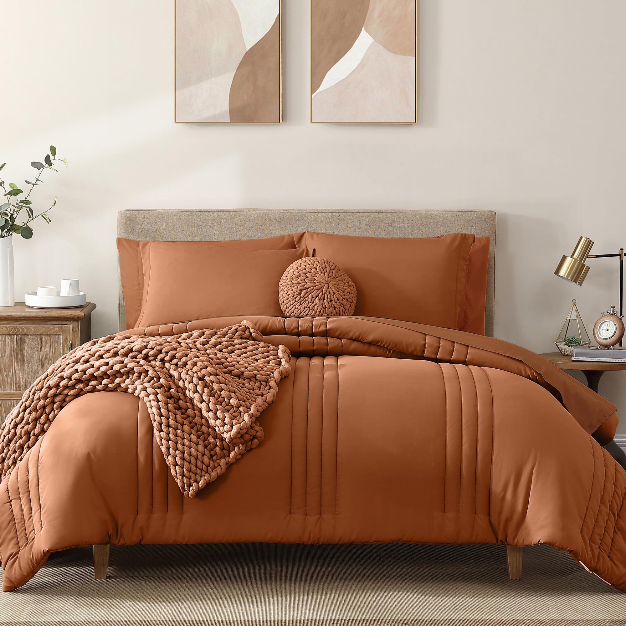 7 Piece Comforter Set with Sheets
