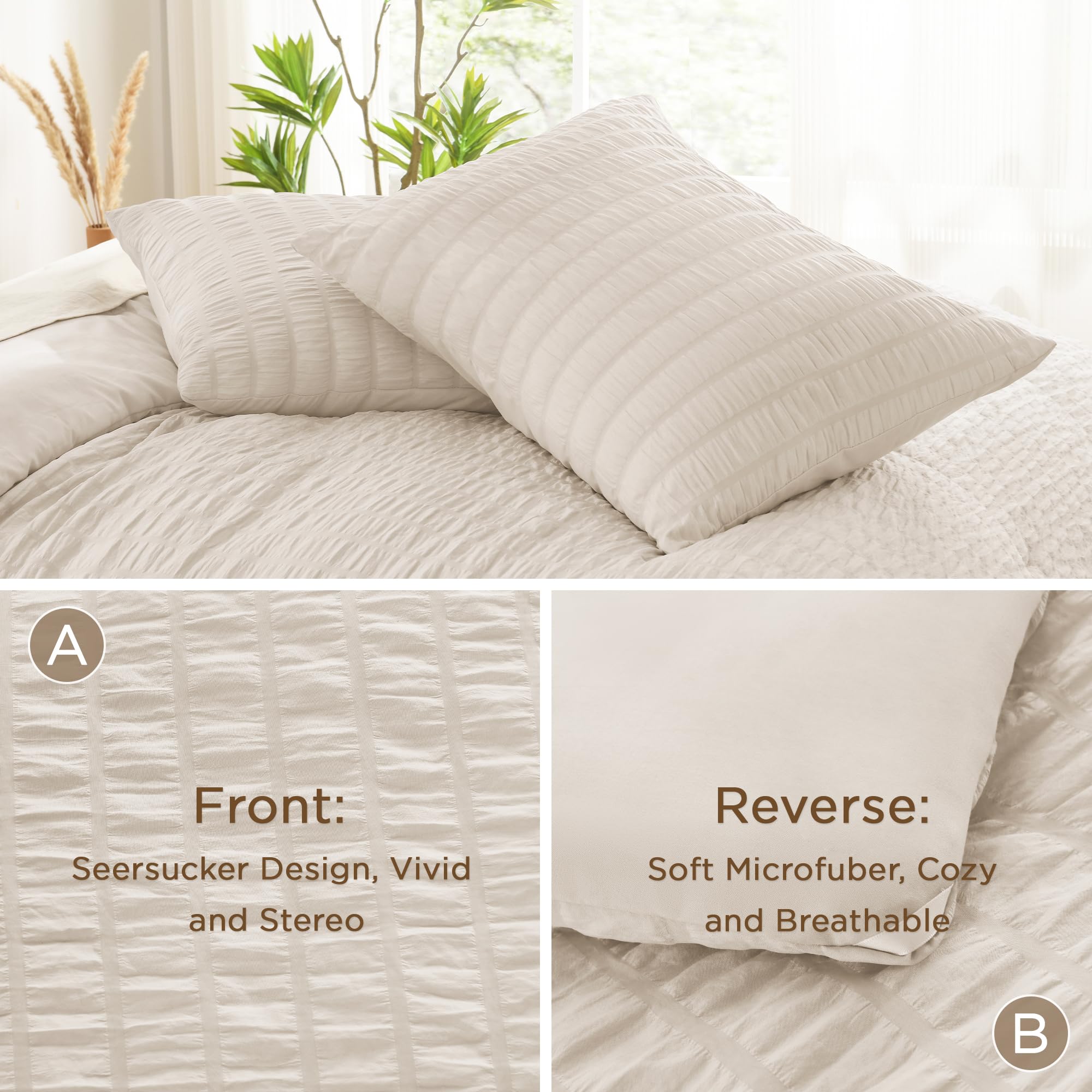 Seersucker Comforter Set