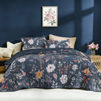 Botanical Floral Quilt Set