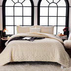 Washed Microfiber Comforter Set