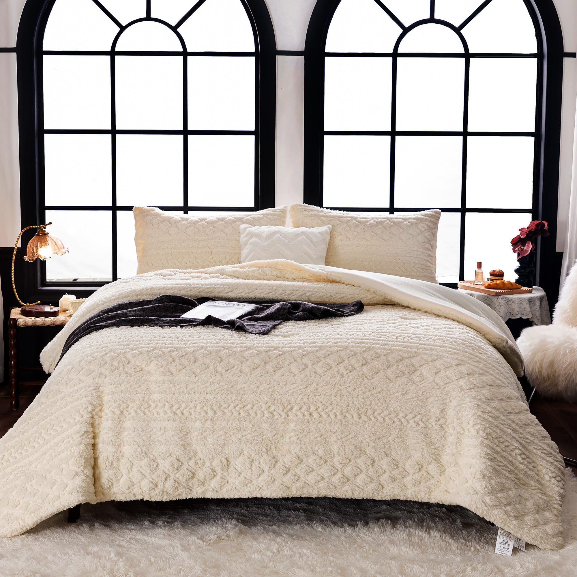 Washed Microfiber Comforter Set