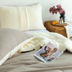 Washed Microfiber Comforter Set