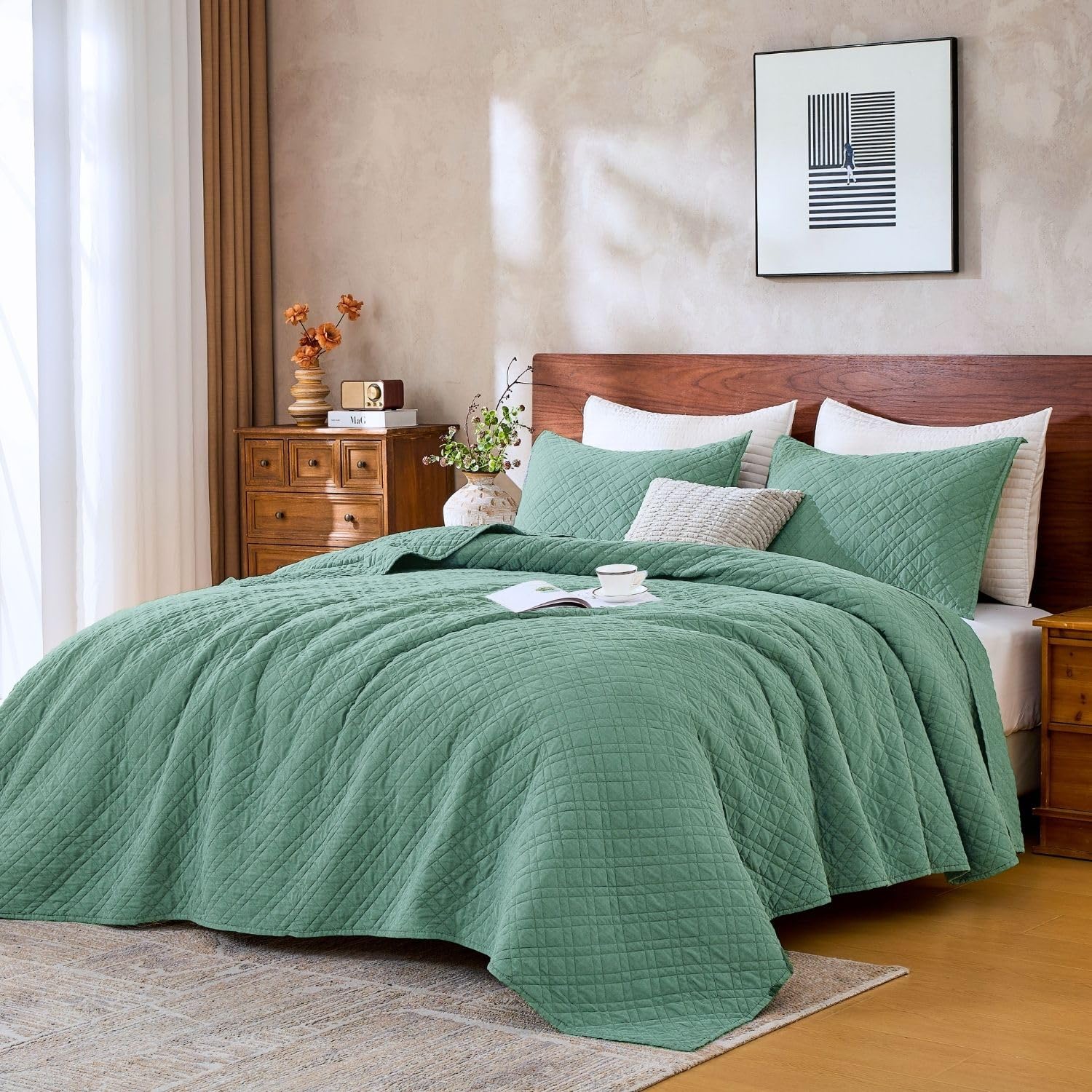 Quilted Coverlet Set