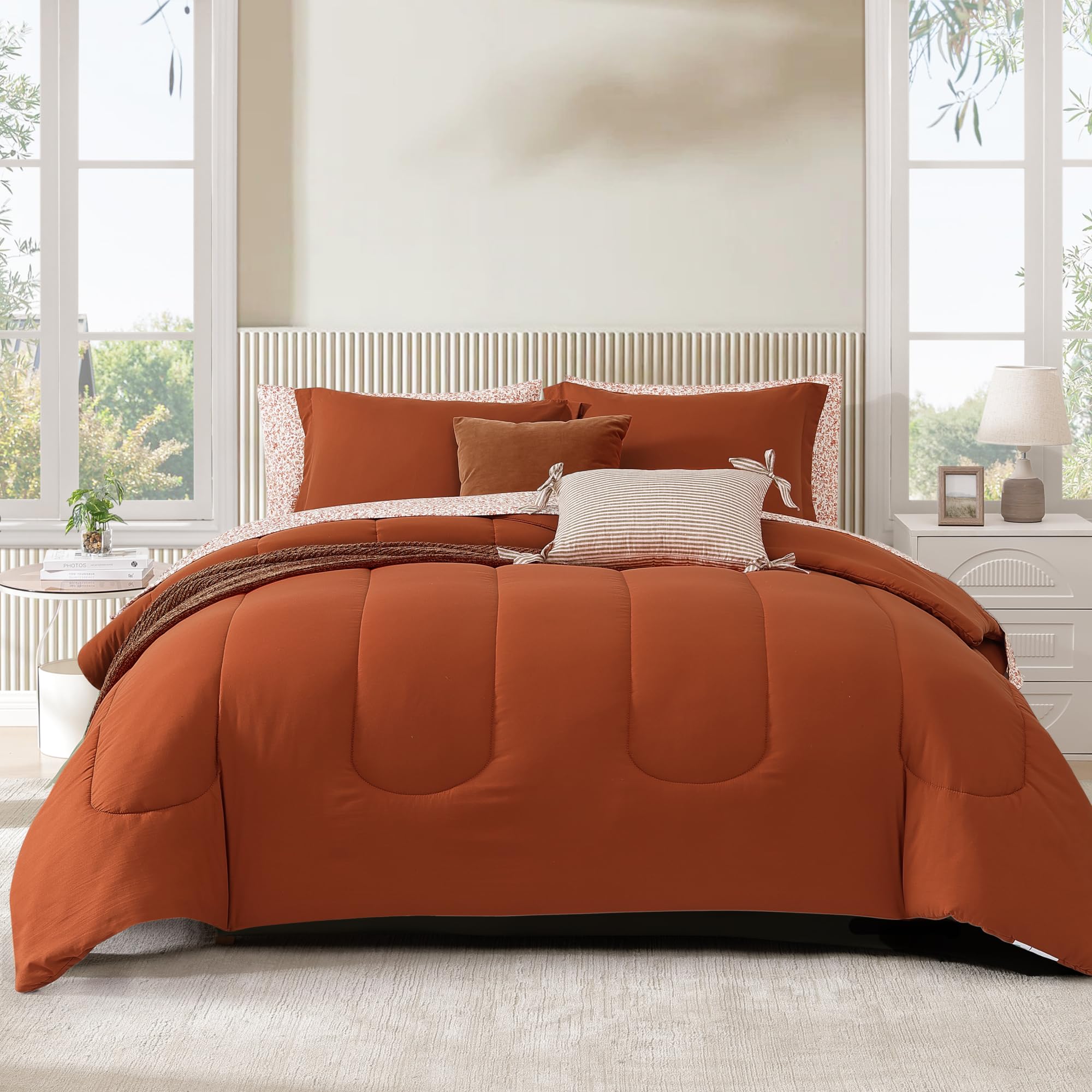 7 Piece Comforter Set with Sheets