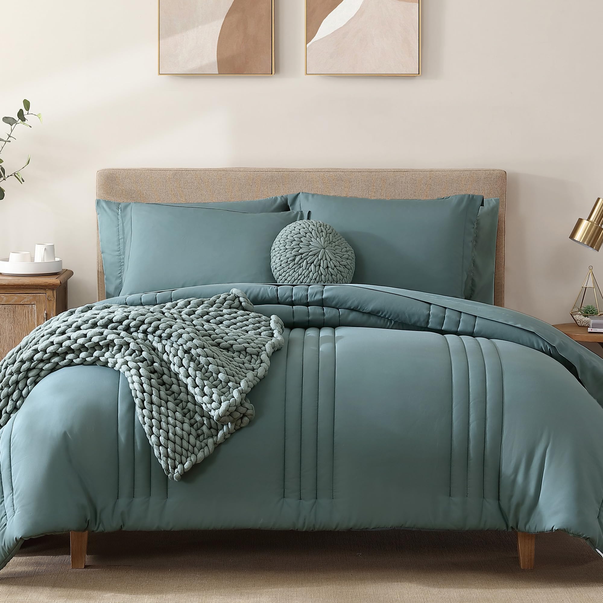 7 Piece Comforter Set with Sheets