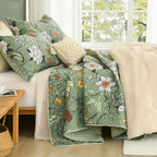 Botanical Floral Quilt Set