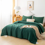 Washed Microfiber Comforter Set