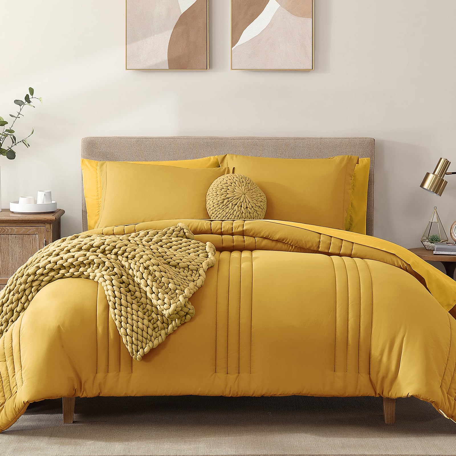 7 Piece Comforter Set with Sheets