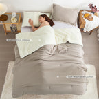 Washed Microfiber Comforter Set