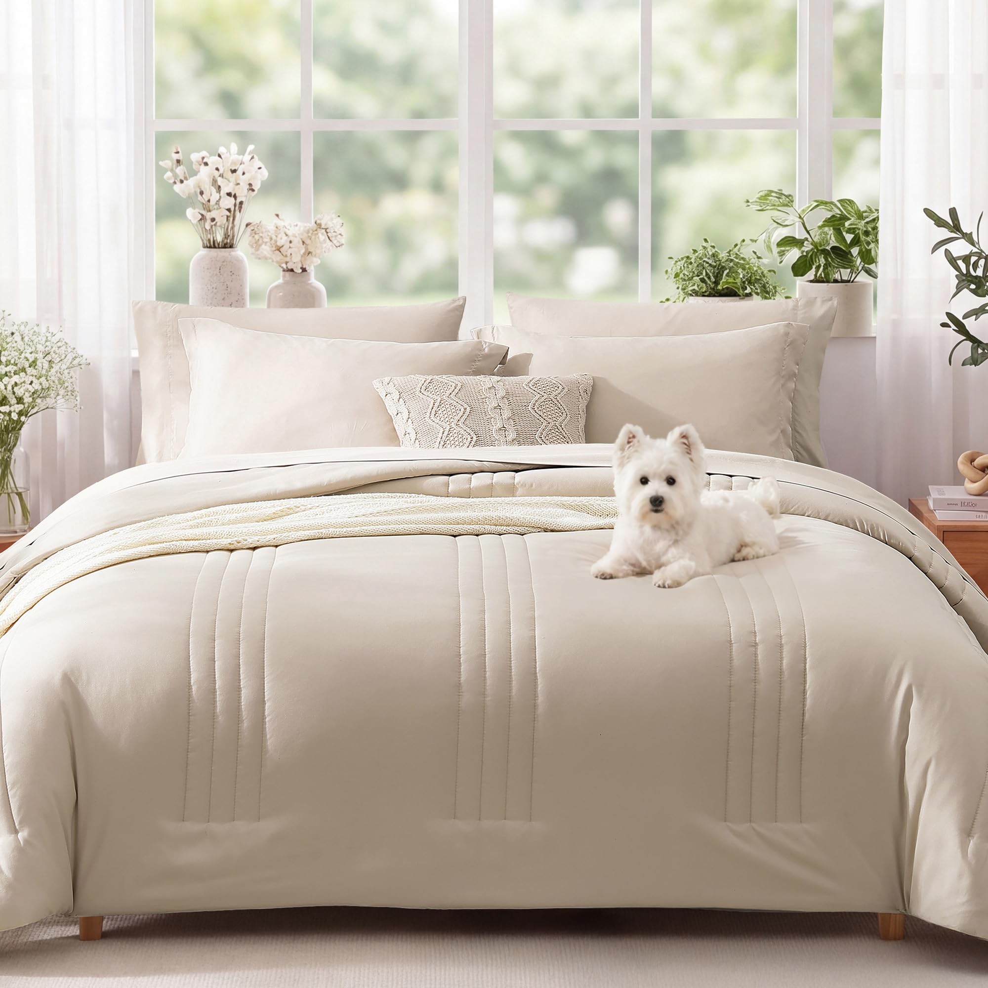 7 Piece Comforter Set with Sheets