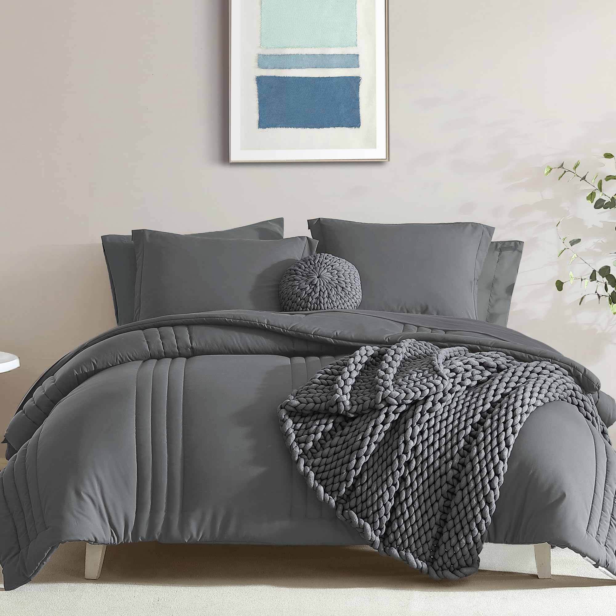 7 Piece Comforter Set with Sheets