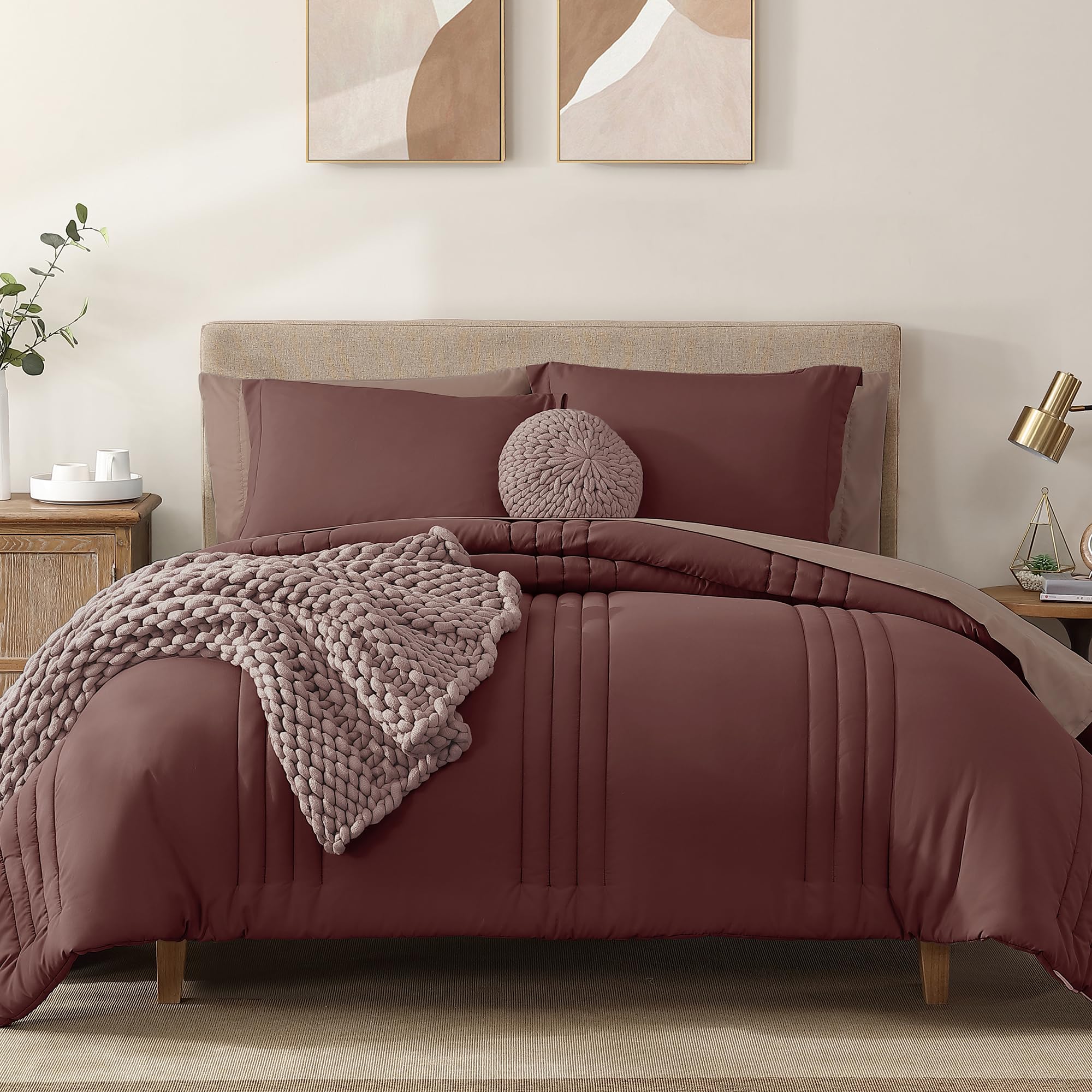7 Piece Comforter Set with Sheets