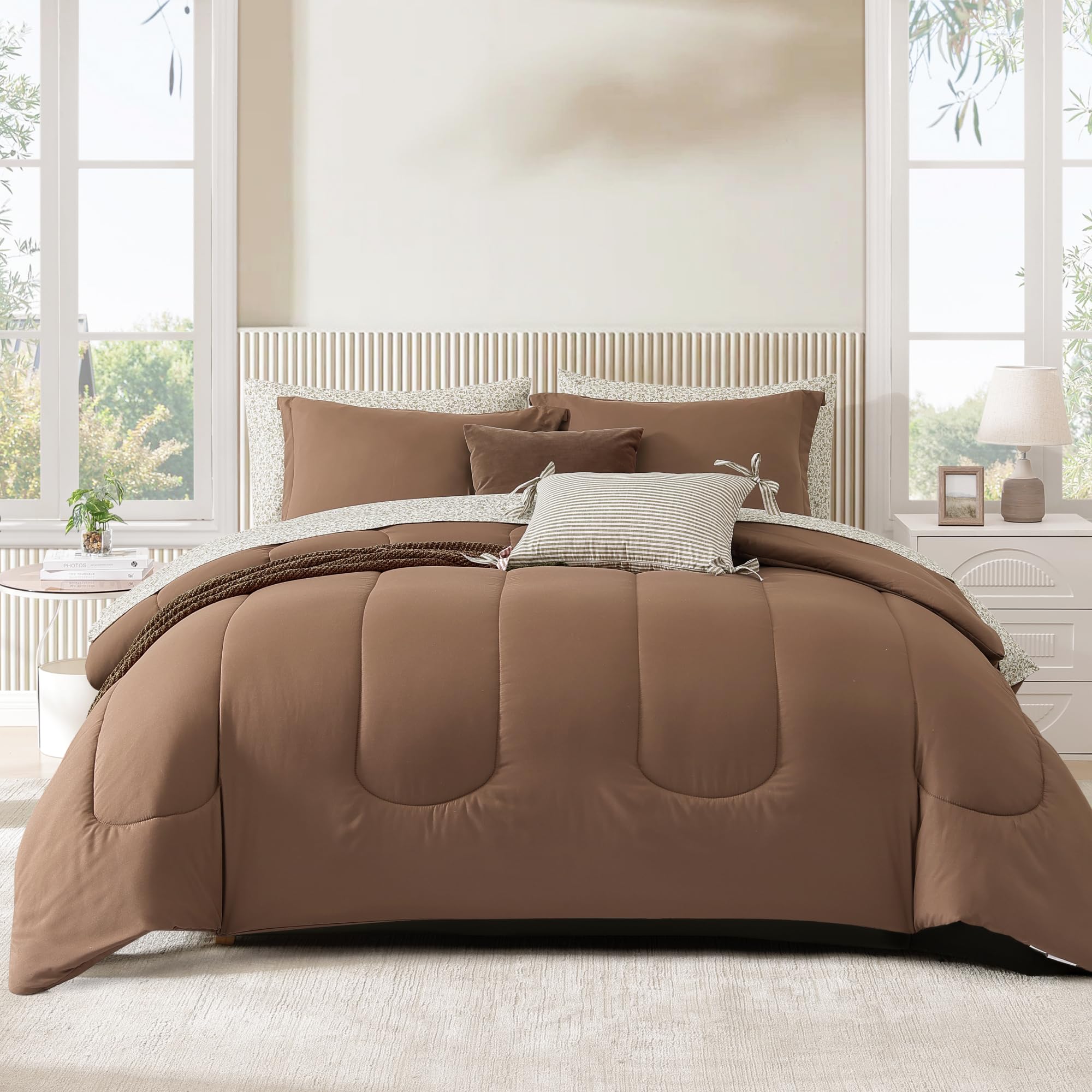 7 Piece Comforter Set with Sheets