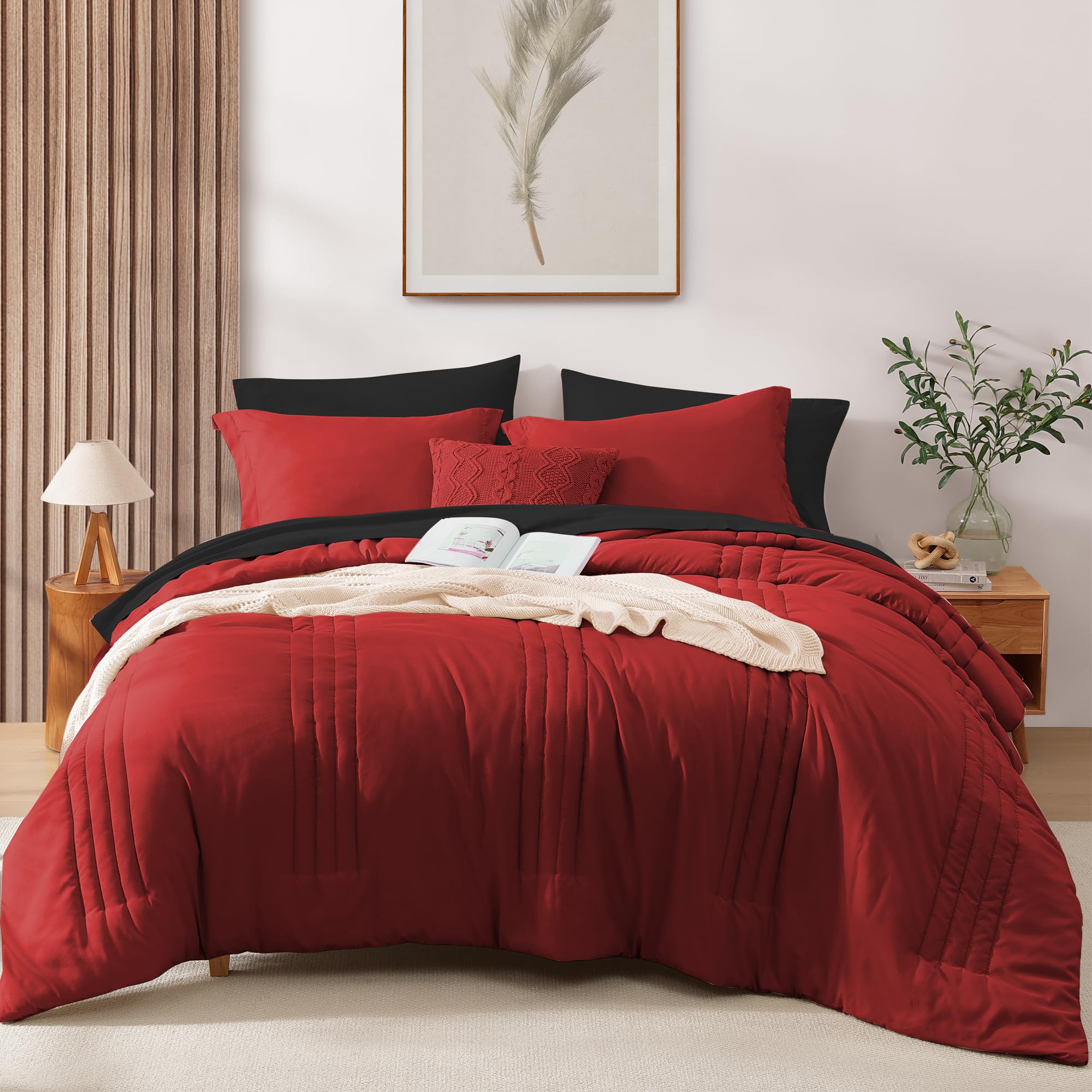 7 Piece Comforter Set with Sheets