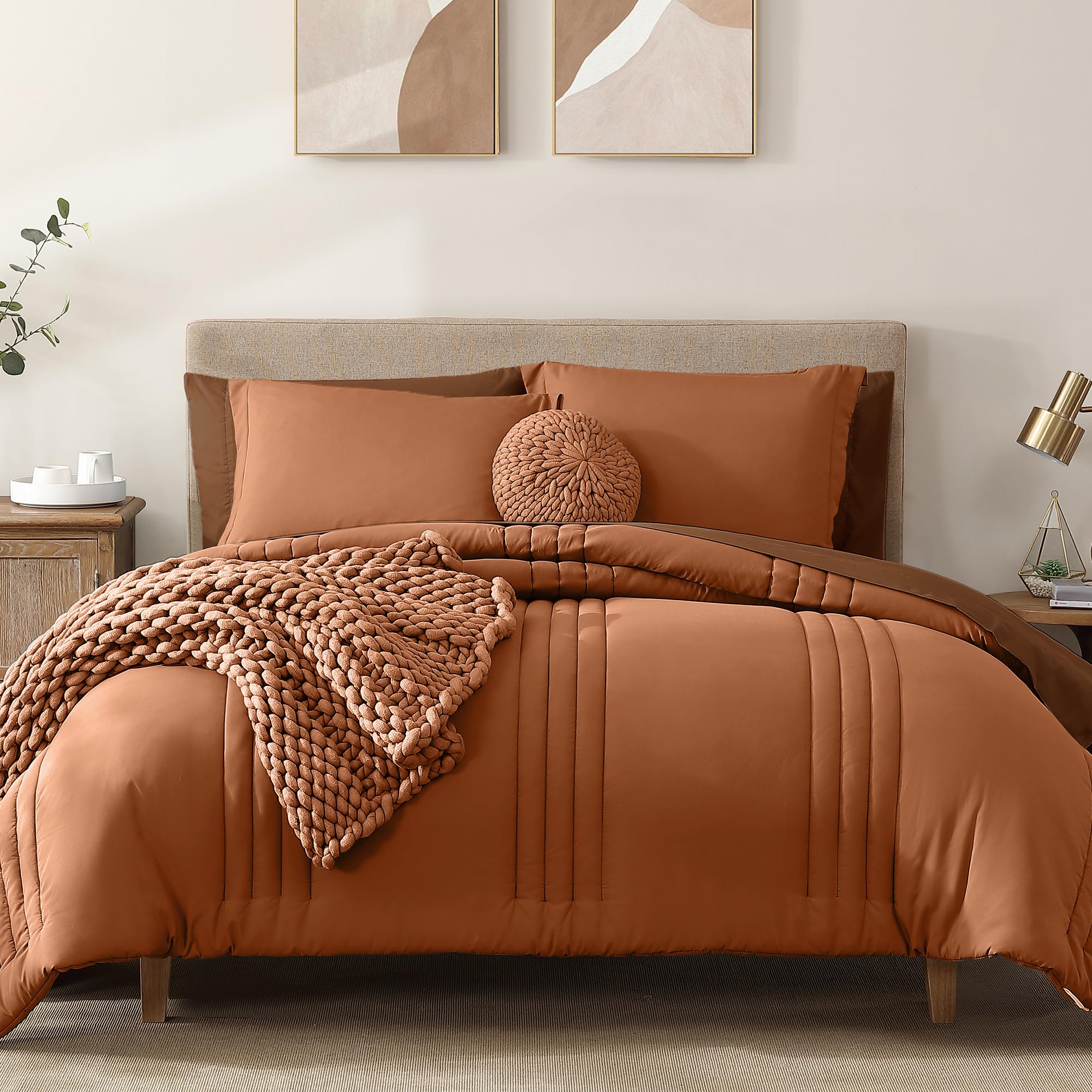 7 Piece Comforter Set with Sheets