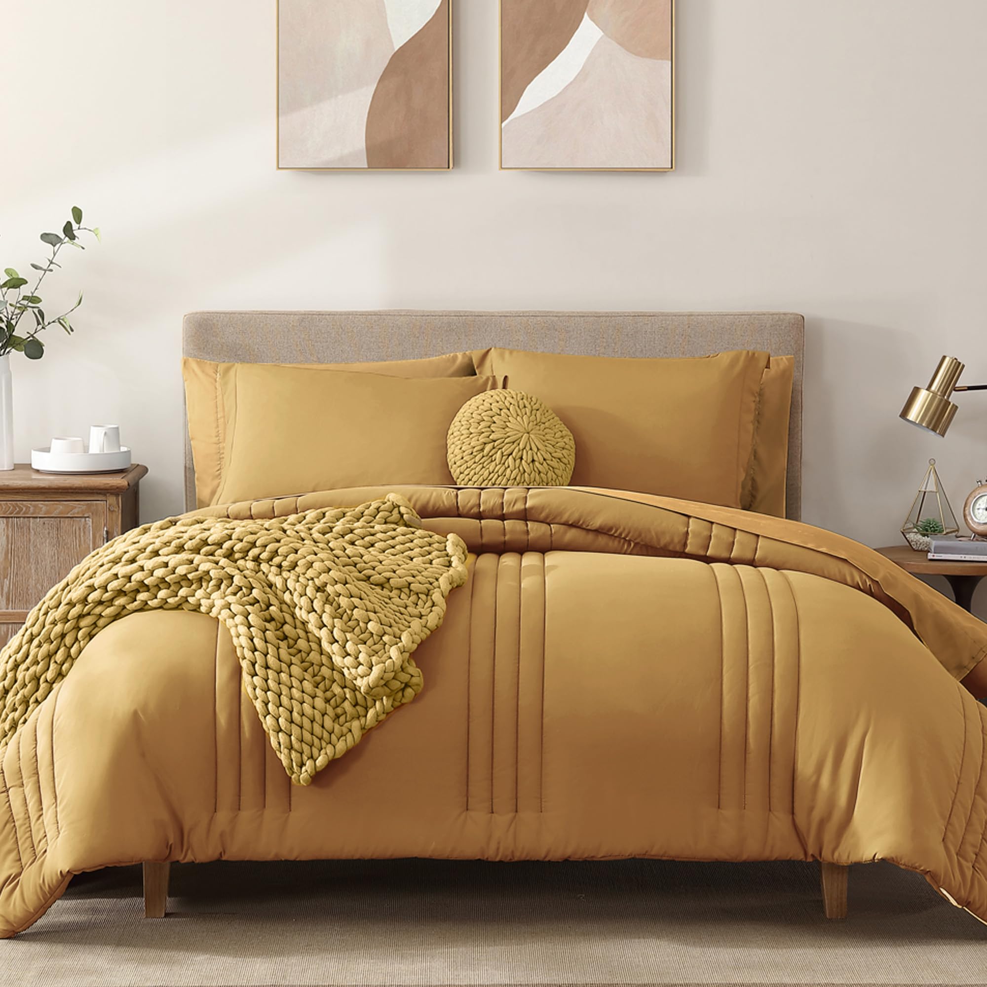 7 Piece Comforter Set with Sheets