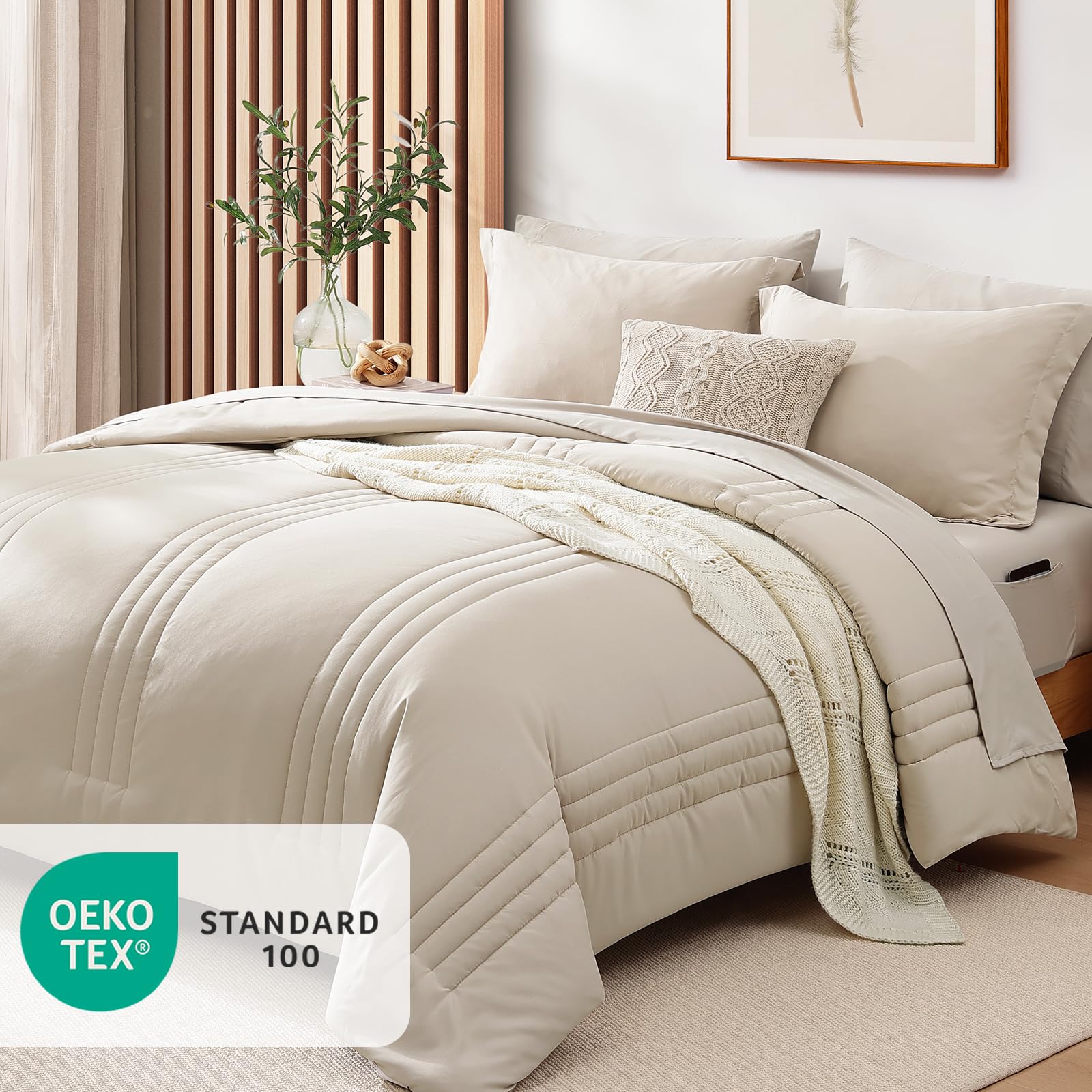 7 Piece Comforter Set with Sheets