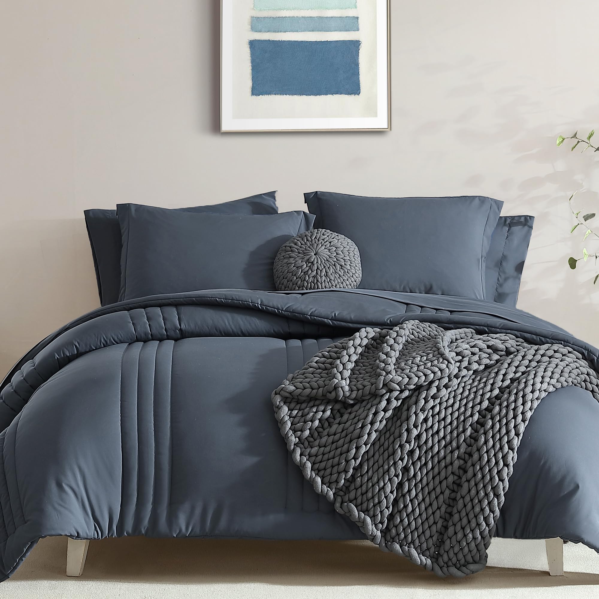 7 Piece Comforter Set with Sheets
