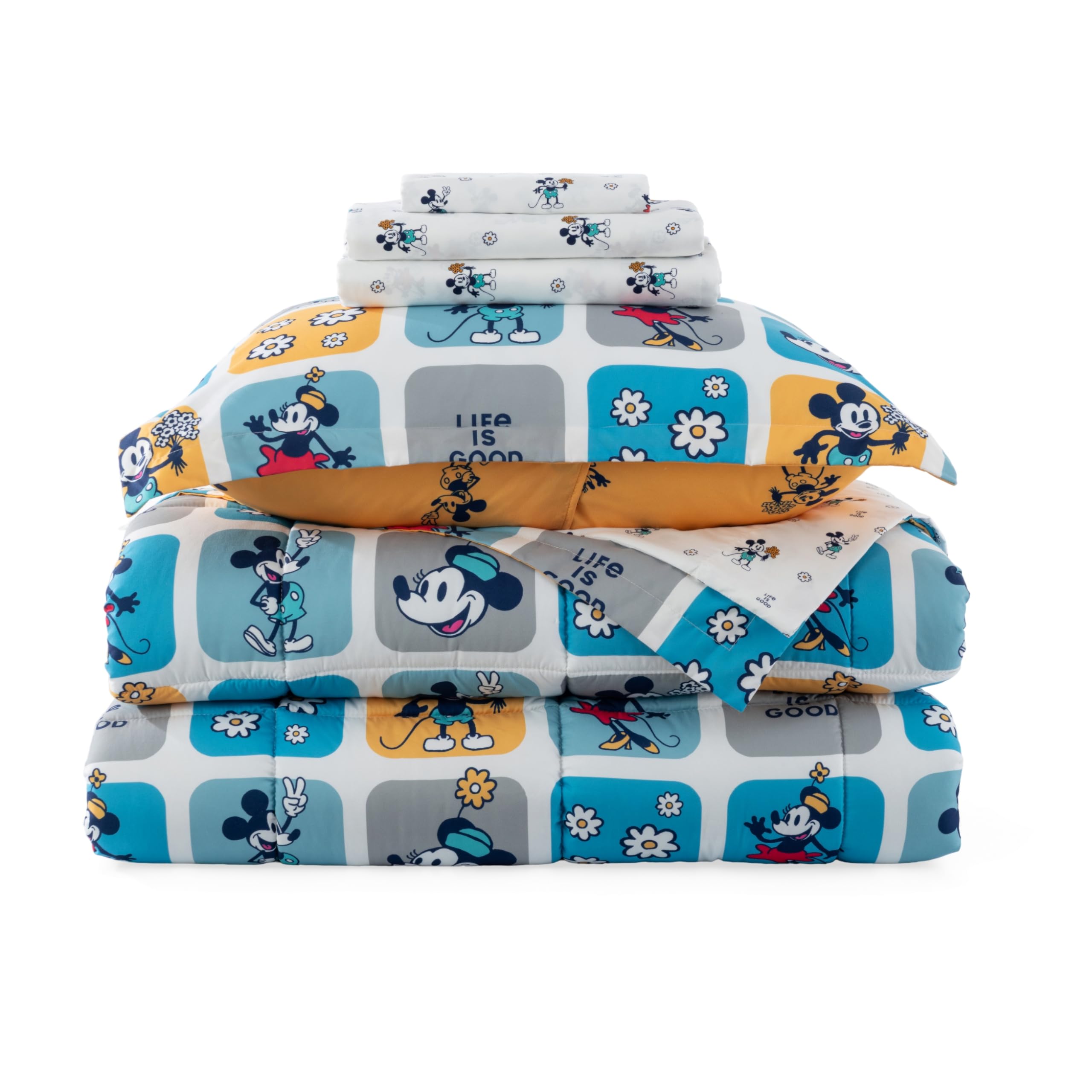Reversible Microfiber Comforter Set