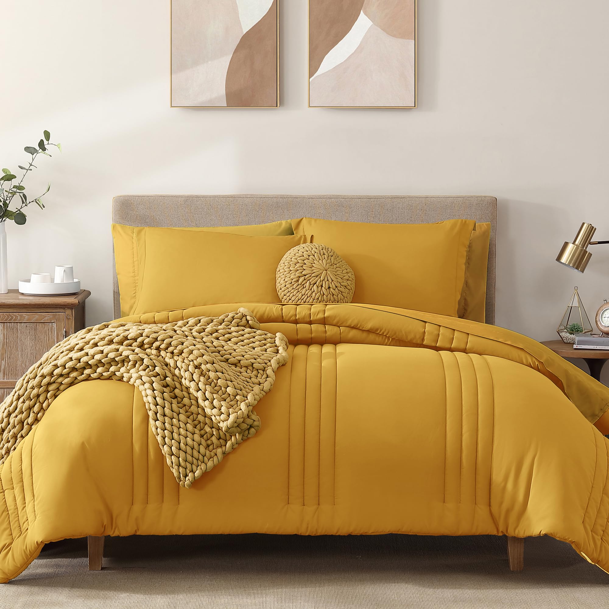 7 Piece Comforter Set with Sheets