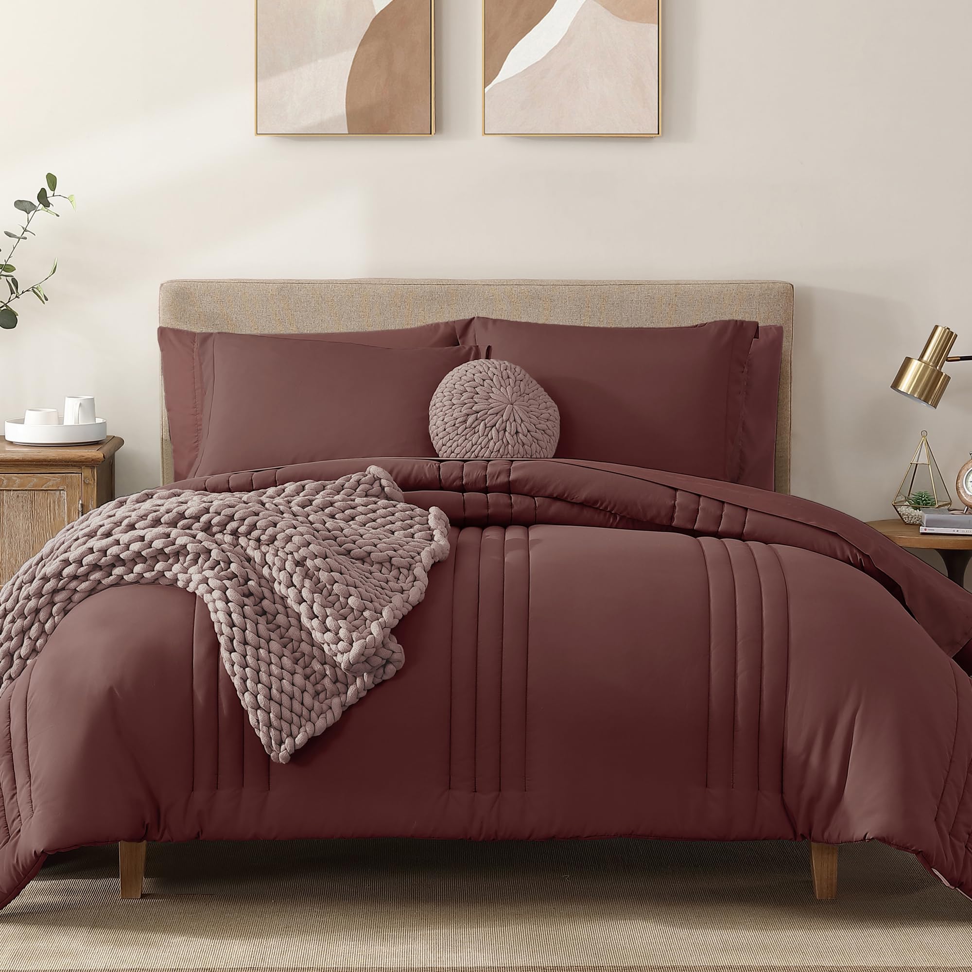 7 Piece Comforter Set with Sheets