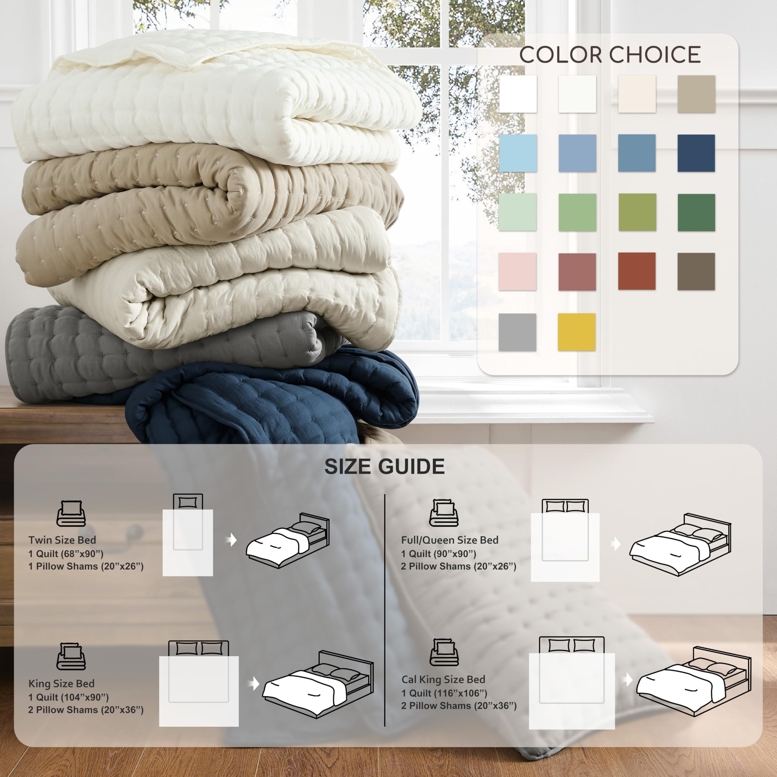 Lightweight Quilt Set
