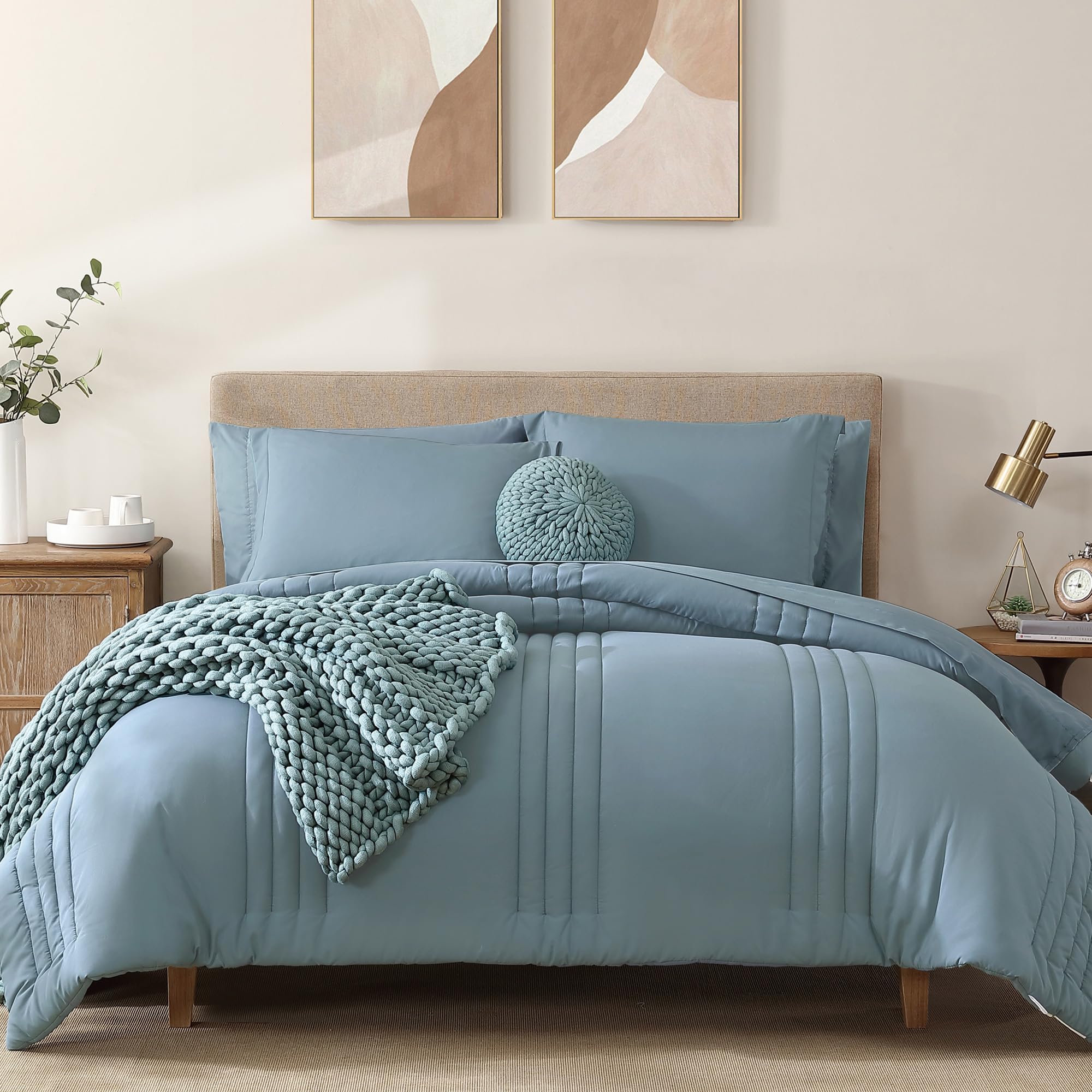 7 Piece Comforter Set with Sheets