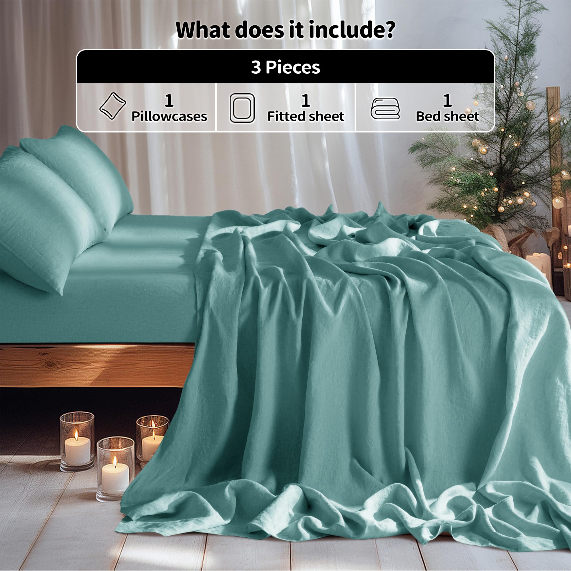 Pure Linen Sheet Set
