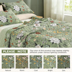 Botanical Floral Quilt Set