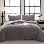 Washed Microfiber Comforter Set