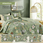 Botanical Floral Quilt Set