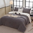 Washed Microfiber Comforter Set